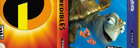 Banner 2 Games in 1 The Incredibles Plus Finding Nemo The Continuing Adventures