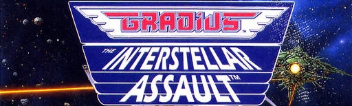 Banner Gradius The Interstellar Assault