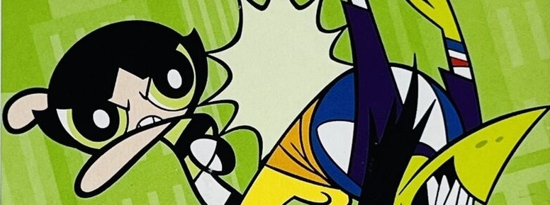 Banner The Powerpuff Girls Paint the Townsville Green