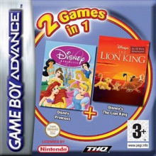 2 Games in 1 Disney Princess + Disney Lion King voor Nintendo GBA