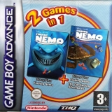 2 Games in 1 Finding Nemo + Finding Nemo The Continuing Adventures voor Nintendo GBA