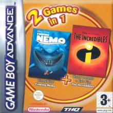 2 Games in 1 Finding Nemo + The Incredibles voor Nintendo GBA