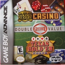 2 Games in 1 Golden Nugget Casino + Texas Hold em Poker voor Nintendo GBA