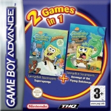 2 Games in 1 SpongeBob SquarePants SuperSponge + SpongeBob SquarePants Revenge of the Flying Dutchman voor Nintendo GBA