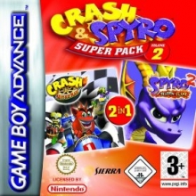 Crash and Spyro Super Pack Volume 2 voor Nintendo GBA