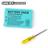 Game Boy Advance SP Battery Pack Nieuw voor Nintendo GBA