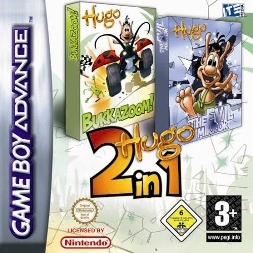 Boxshot 2 Games in 1: Hugo Bukkazoom! + Hugo Advance