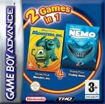 Boxshot 2 Games in 1: Monsters en Co. + Finding Nemo