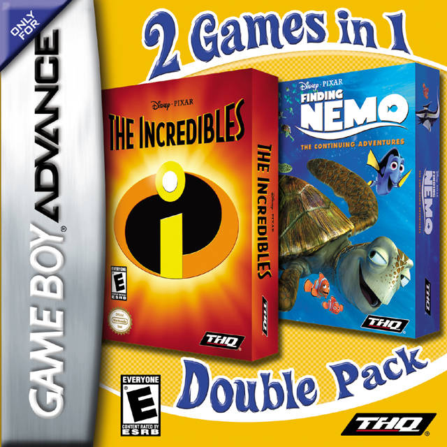 Boxshot 2 Games in 1: The Incredibles + Finding Nemo: The Continuing Adventures