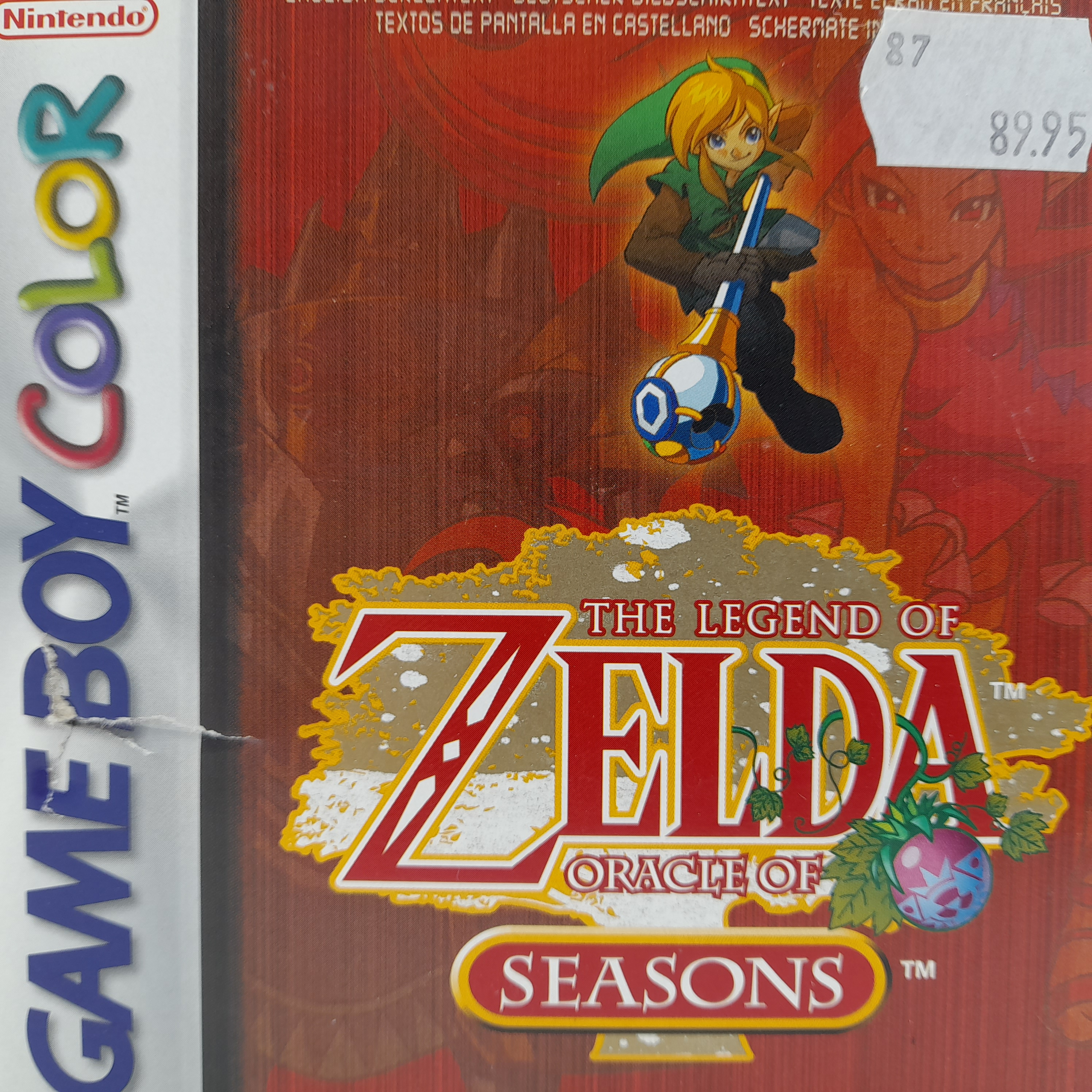 Foto van The Legend of Zelda Oracle of Seasons Compleet