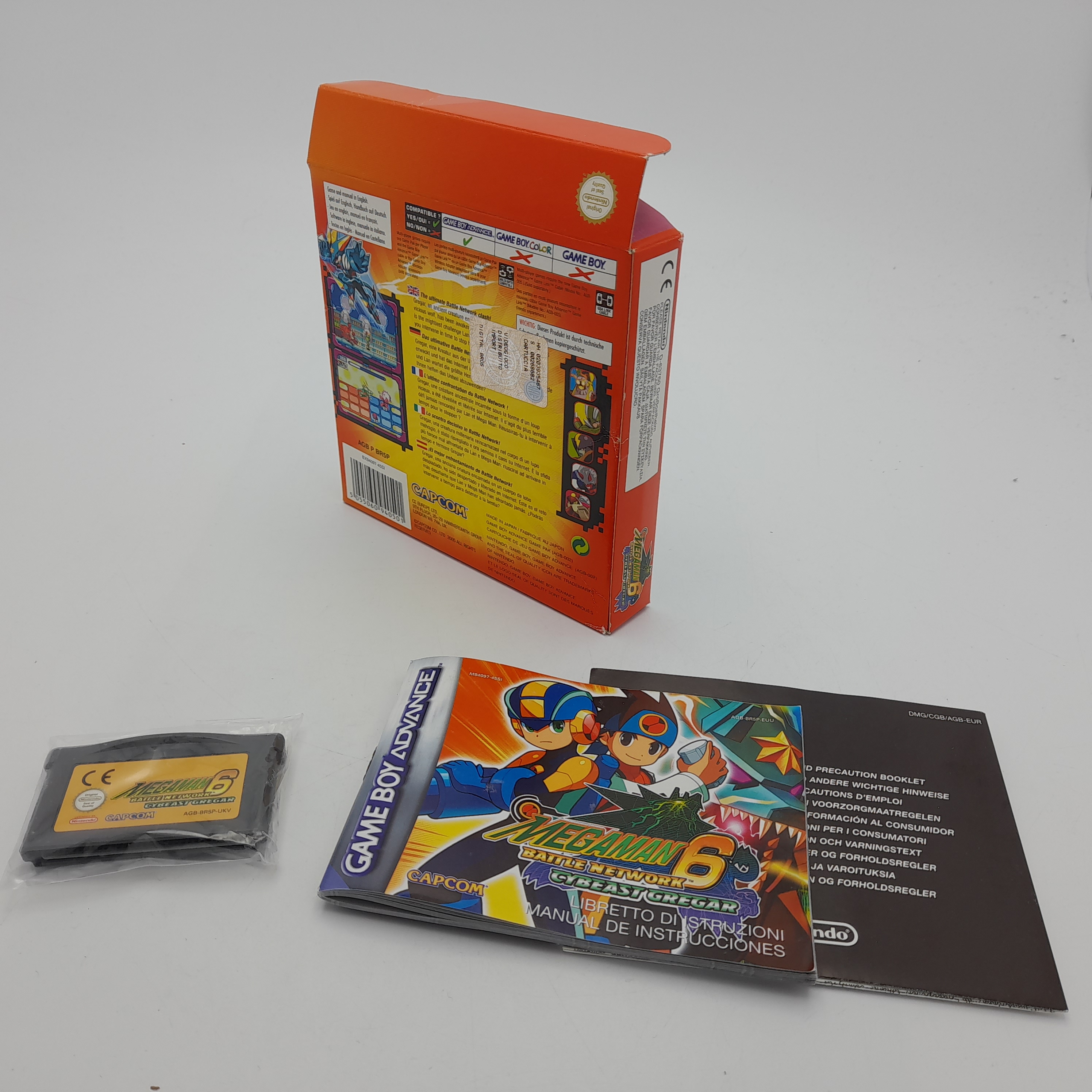 Foto van Mega Man Battle Network 6 Cybeast Gregar Als Nieuw