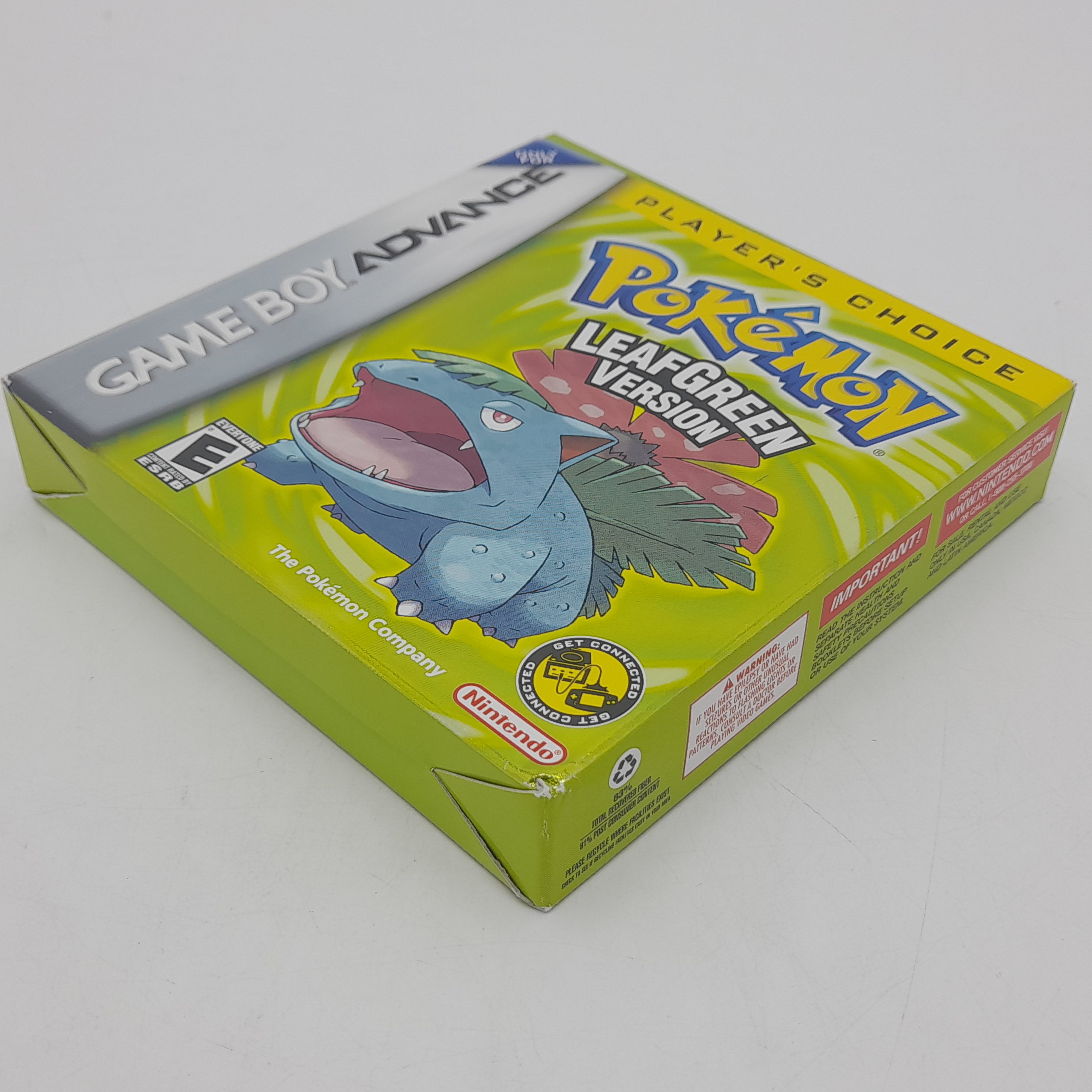 Foto van Pokémon LeafGreen Version Players Choice Compleet