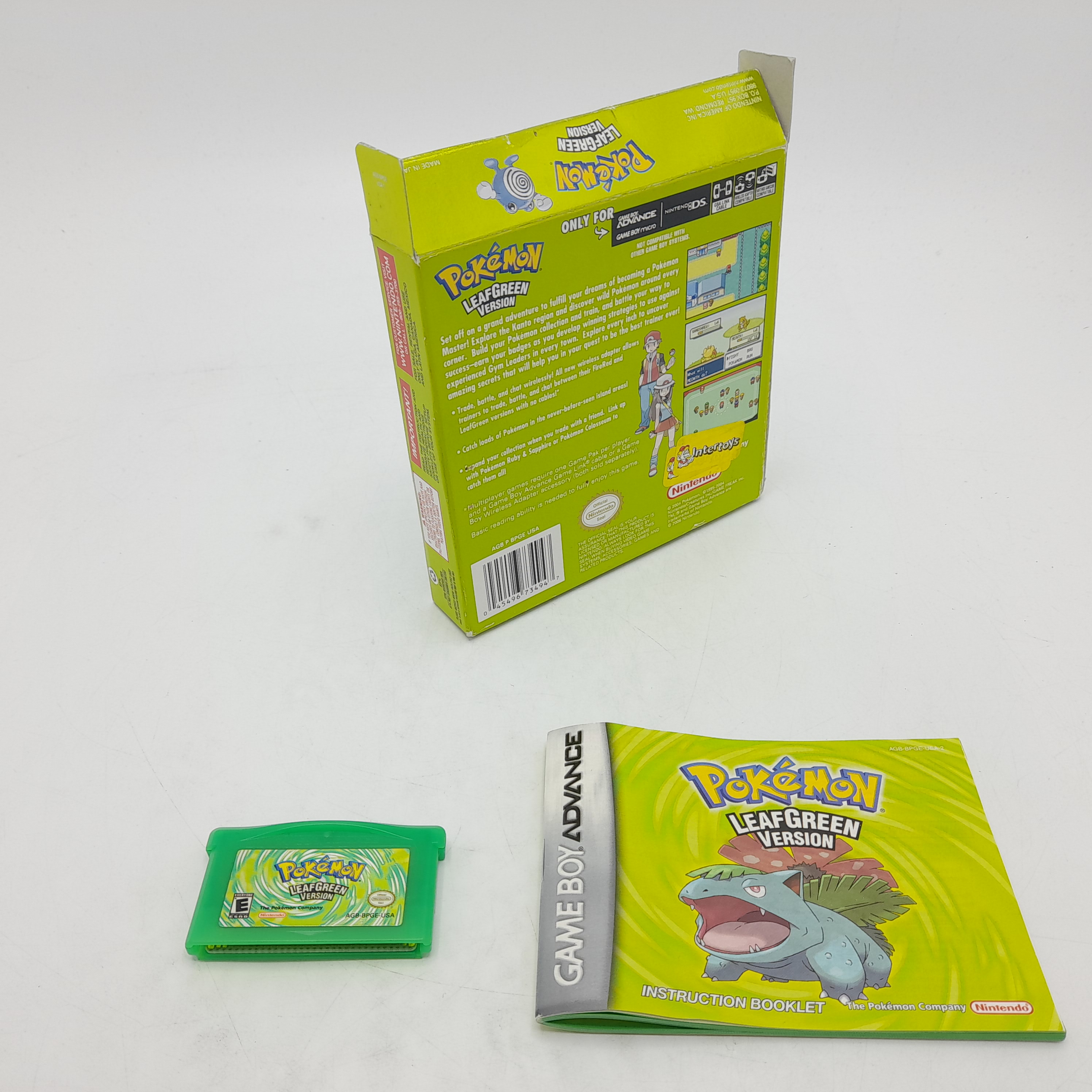 Foto van Pokémon LeafGreen Version Players Choice Compleet