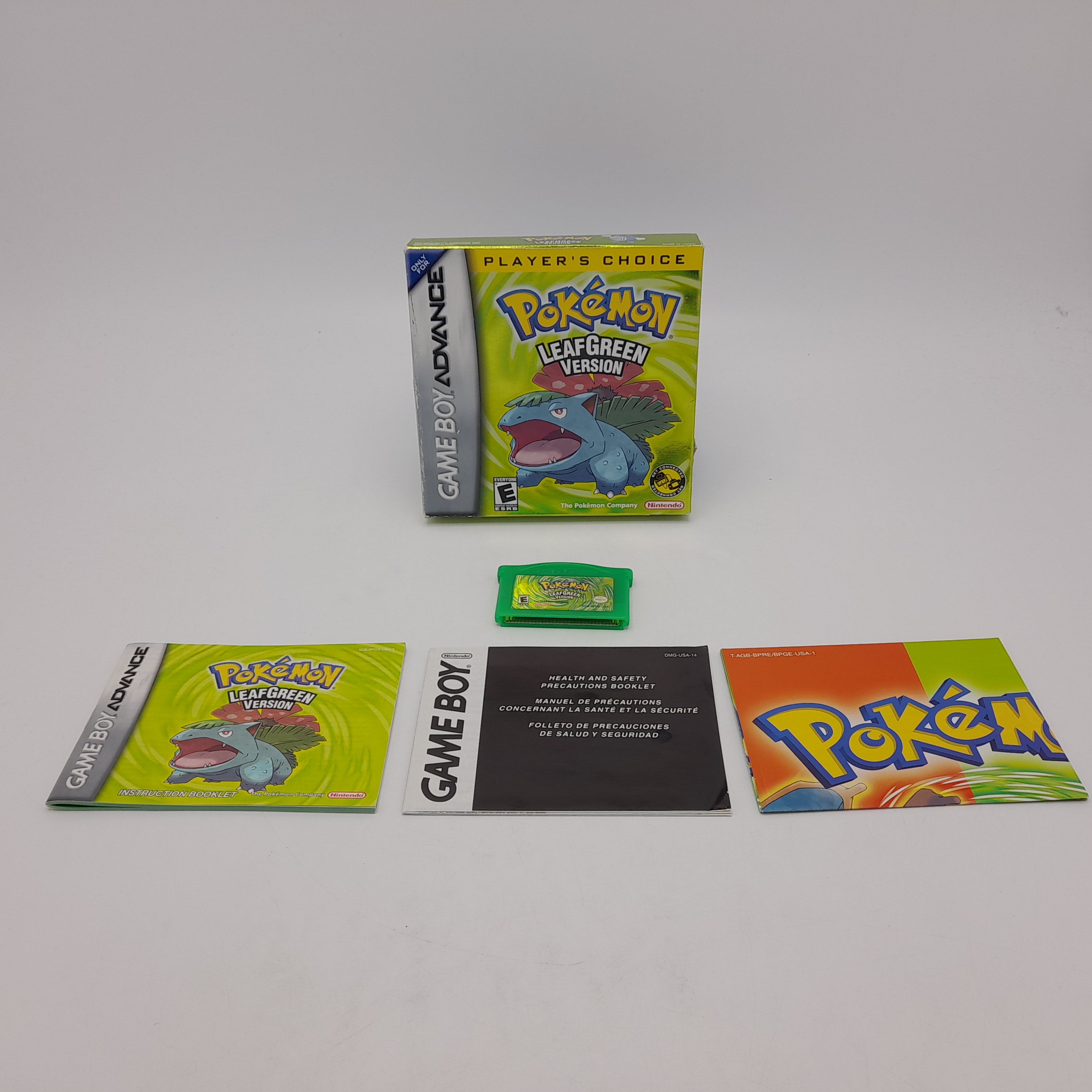 Foto van Pokémon LeafGreen Version Players Choice Compleet