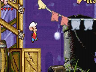 De game is een 2D-platformer. Heel veel springen dus!