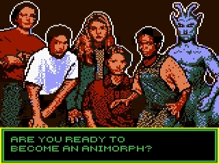 Animorphs: Afbeelding met speelbare characters