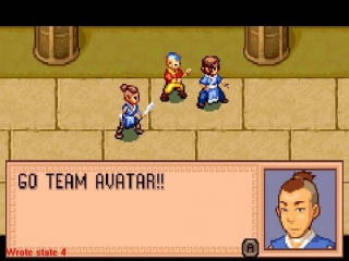 Spiele mit Aang, <a href = https://www.mariogba.nl/gameboy-advance-spel-info.php?t=Catz target = _blank>Katara</a> und Sokka!