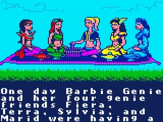 Barbie: Magic Genie Adventure: Afbeelding met speelbare characters