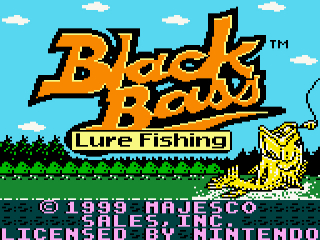 Black Bass: Lure Fishing Color: Afbeelding met speelbare characters