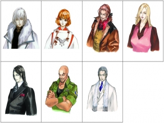 These are the characters from Castlevania: Aria of Sorrow!