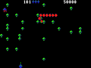 In <a href = https://www.mariogba.nl/gameboy-advance-spel-info.php?t=Centipede target = _blank>Centipede</a> is het het doel om zoveel mogelijk dieren neer te schieten, voor een zo hoog mogelijke score!