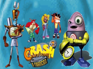 Spiele in diesem Spiel als das Videospiel-Icon Crash Bandicoot!