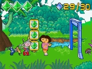 Solve puzzles with the monkey Boots.