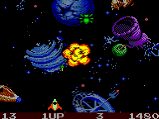 afbeeldingen voor Galaga: Destination Earth