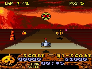 Halloween Racer: Screenshot