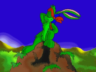 Play as Jazz, the coolest rabbit-like hero ever!