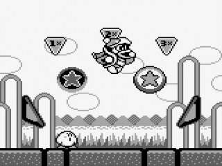 El adorable personaje <a href = https://www.mariogba.nl/gameboy-advance-spel-info.php?t=Kirby_and_the_Amazing_Mirror target = _blank>Kirby</a> vuelve en un entorno único: una máquina de pinball.