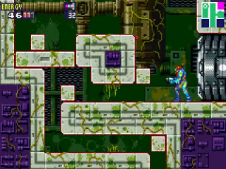 Metroid Fusion er et smukt platform-/skyde-/eventyrspil.