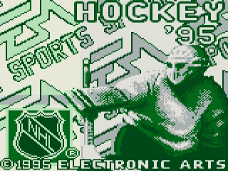 NHL Hockey ’95: Afbeelding met speelbare characters