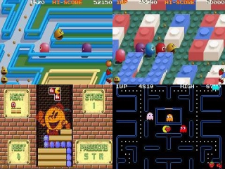 Spil forskellige <a href = https://www.mariogba.nl/gameboy-advance-spel-info.php?t=Pac-Man_Special_Color_Edition target = _blank>Pac-Man</a> spil.