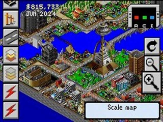 Sim City conjures up fun colorful graphics from your GBA!