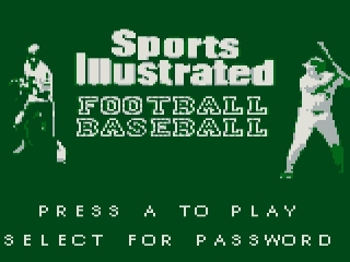 Sports Illustrated: Championship Football & Baseball: Afbeelding met speelbare characters