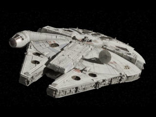 Speel met het bekendste ruimteschip uit het Star Wars universum: De Millennium Falcon.