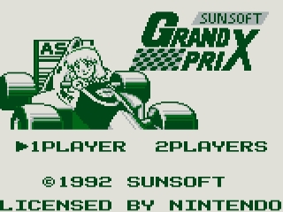 Sunsoft Grand Prix: Afbeelding met speelbare characters