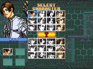 The King of Fighters EX: Neo Blood: Afbeelding met speelbare characters