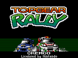 Top Gear Rally Color: Afbeelding met speelbare characters