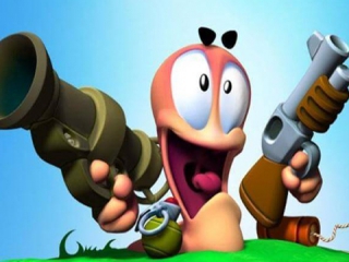 Worms Blast ist ein Puzzlespiel mit verrückten Waffen, Power-Ups und... Würmern!