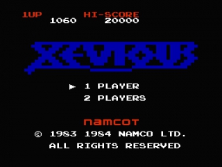 Xevious is een remake van een NES klassieker.